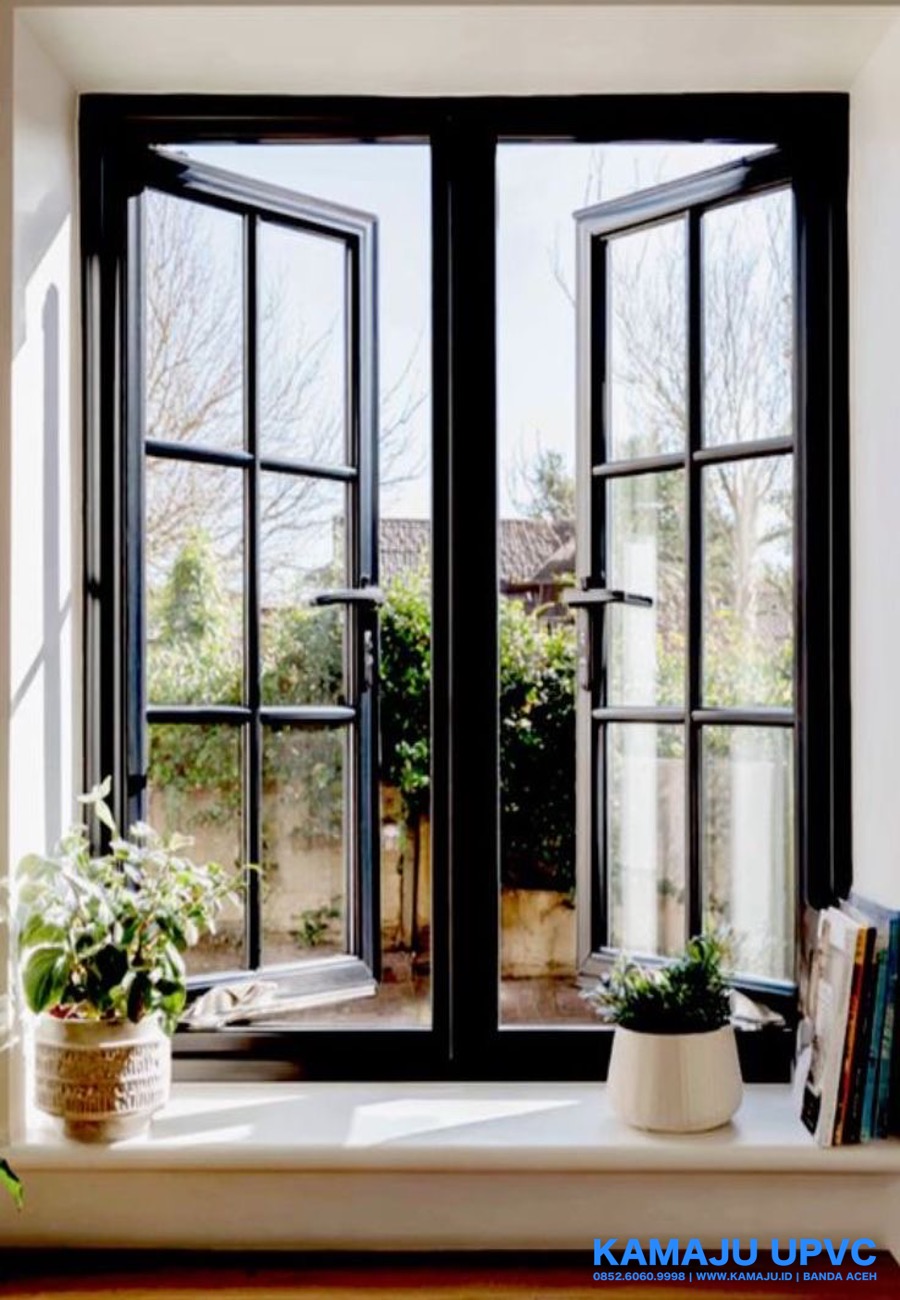 JENDELA UPVC BLACK
