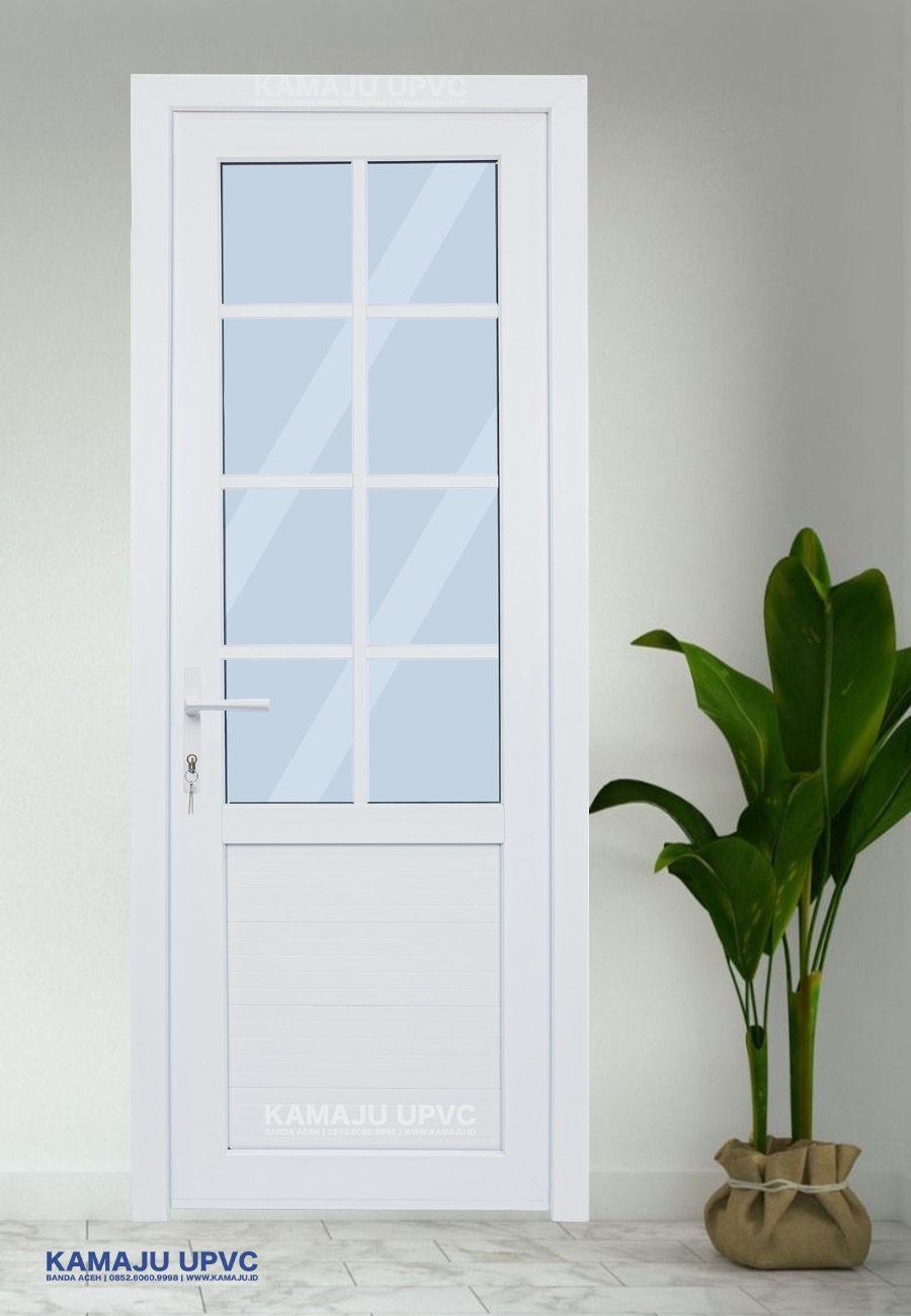 Pintu UPVC kaca klasik