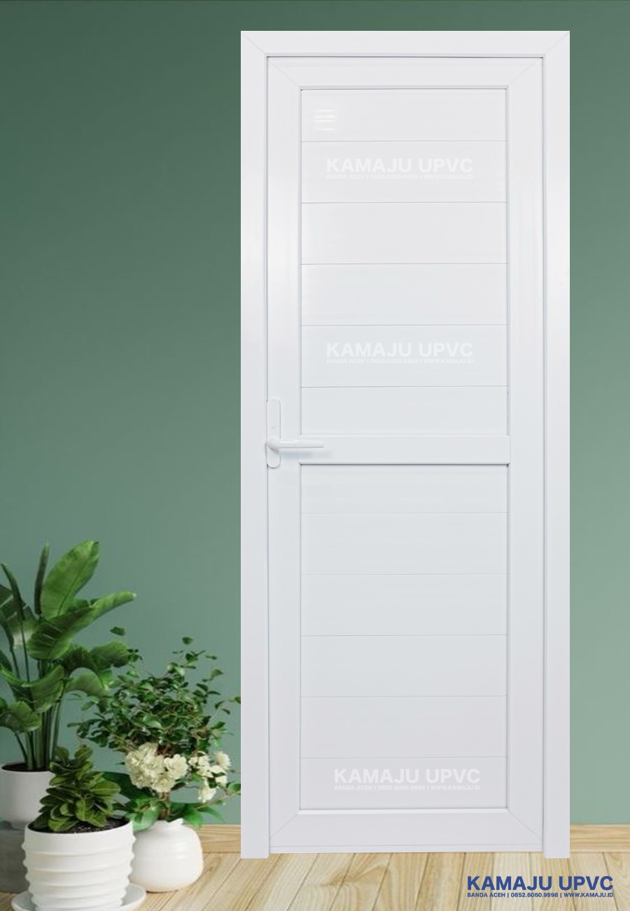 pintu upvc panel tulang tengah