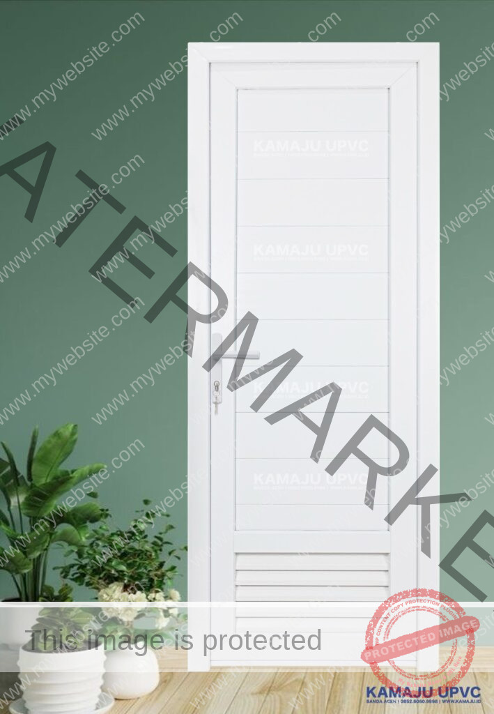 pintu upvc panel jalusi bawah