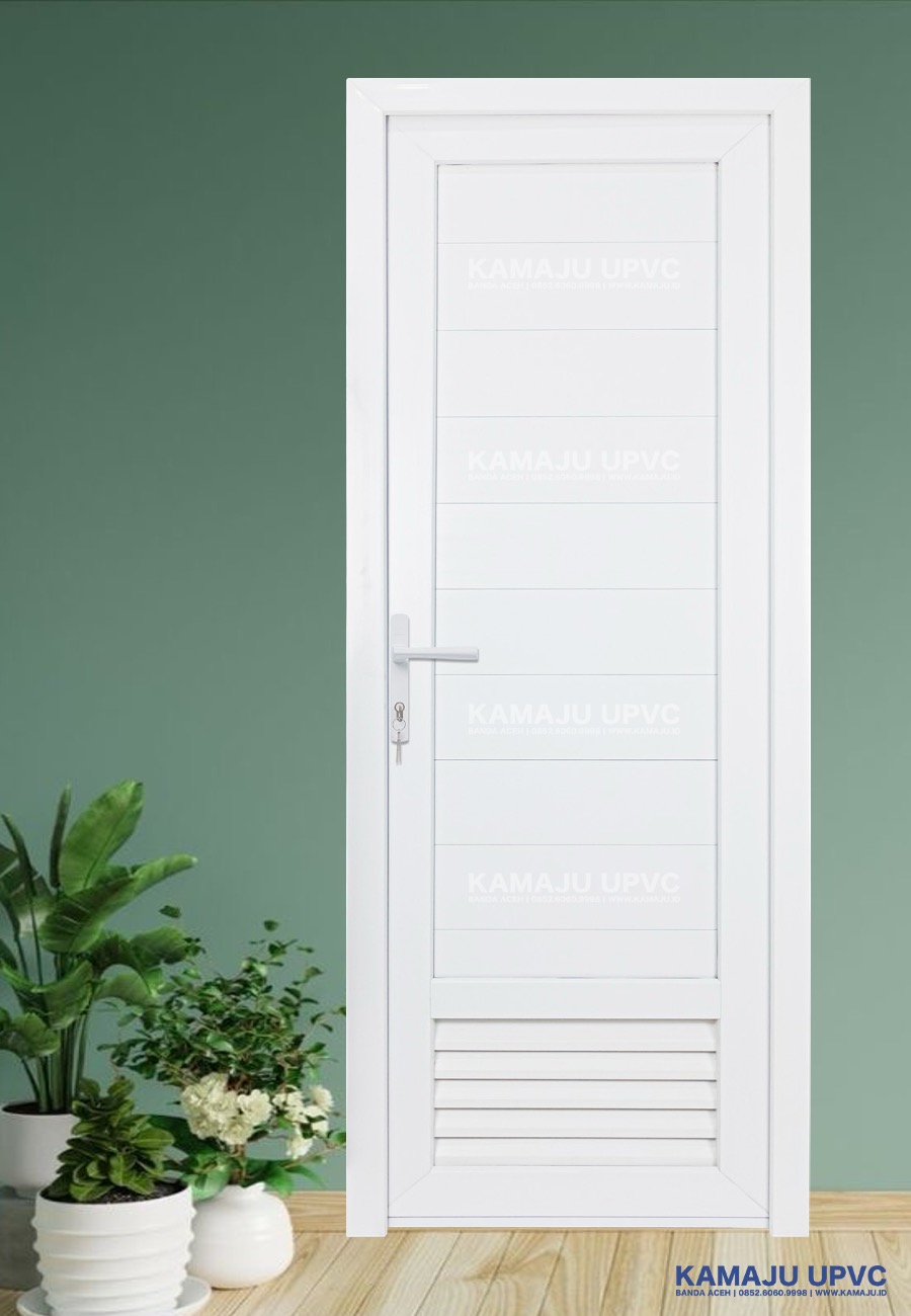 pintu upvc panel jalusi bawah
