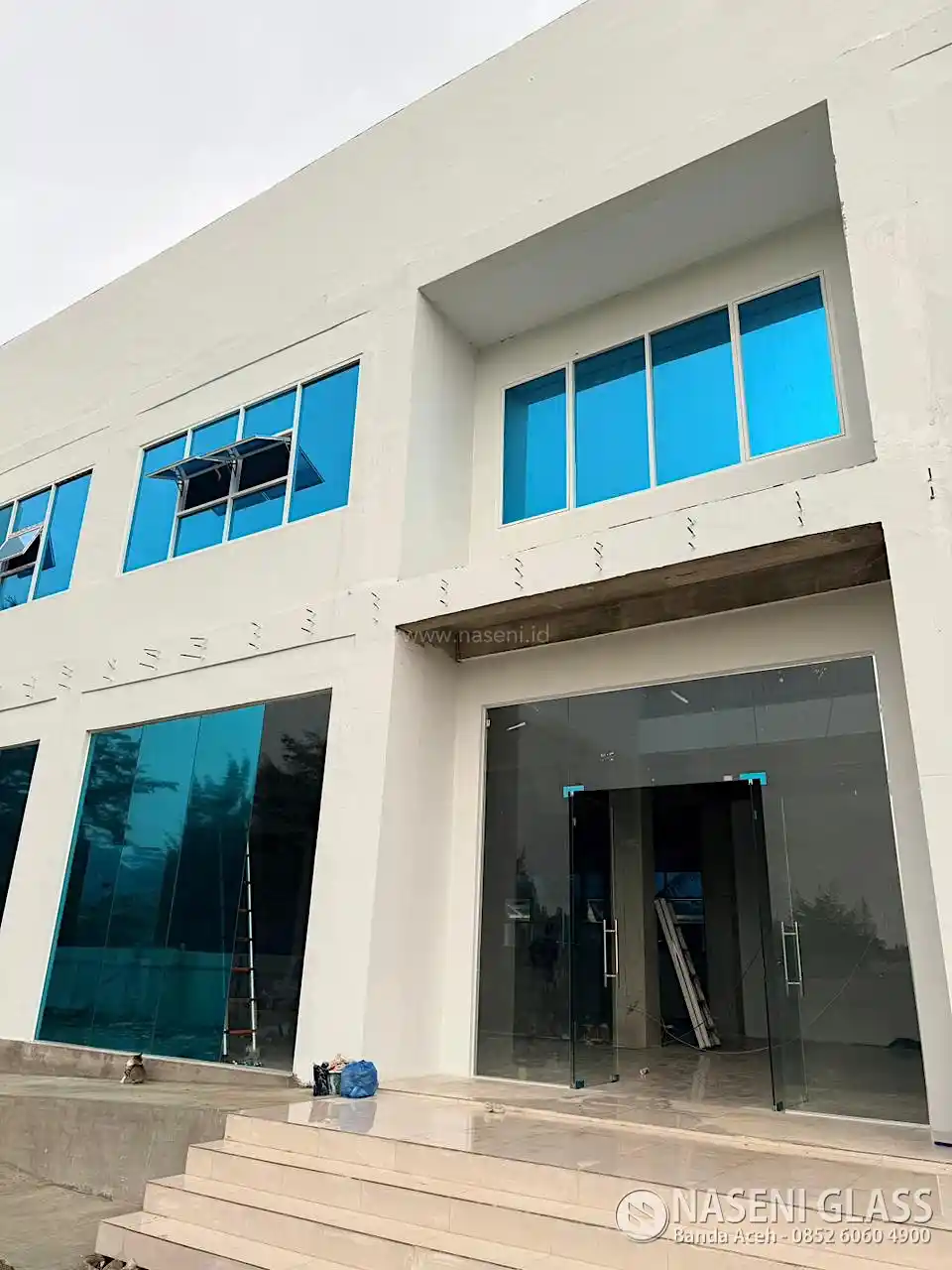 Portofolio proyek kaca, curtain wall, dan aluminium Gedung MPP Sigli