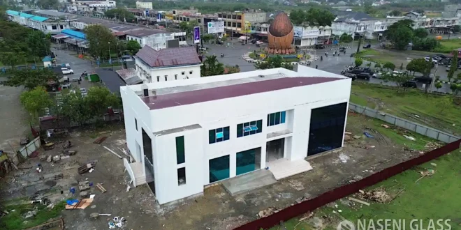 Pemasangan Kaca, Curtain Wall, dan UPVC Gedung MPP Sigli