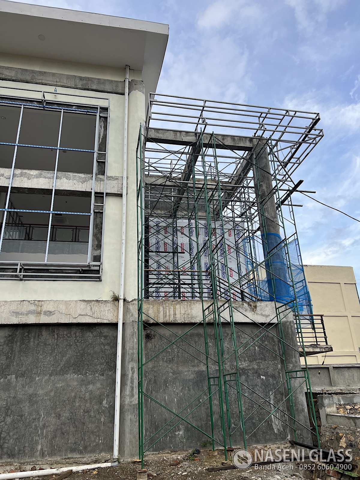Pemasangan ACP Dekkson Gedung PROPAM Polda Aceh Banda Aceh