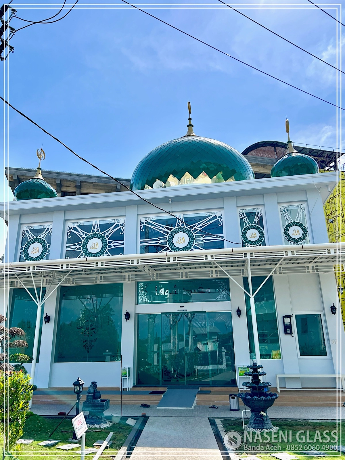 Portofolio proyek kaca masjid oleh Naseni Glass di Aceh