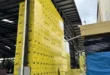 Fasad Aula Outdoor Polda Aceh menggunakan ACP Goodsense dengan desain modern