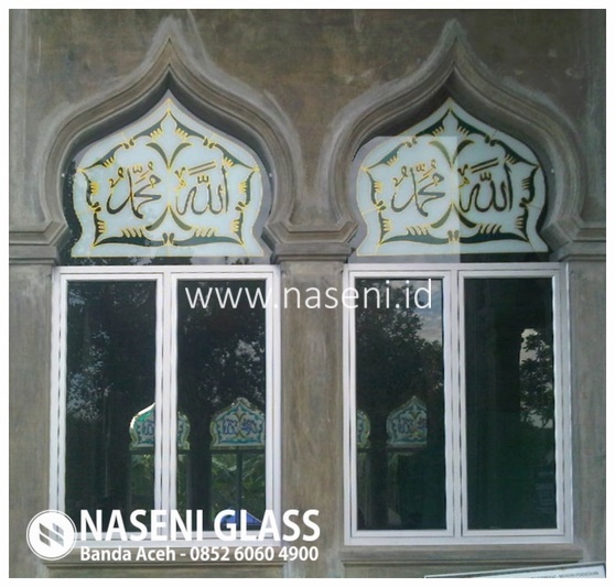 Kaca Painting Untuk Masjid di Banda Aceh