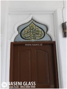 Kaca Painting Untuk Masjid di Banda Aceh