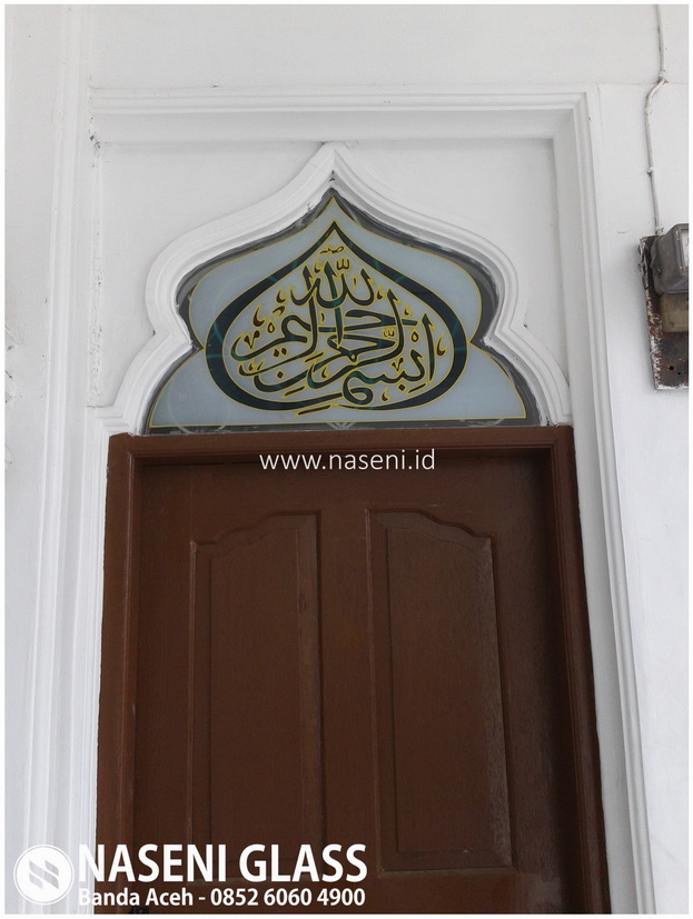 Kaca Painting Untuk Masjid di Banda Aceh