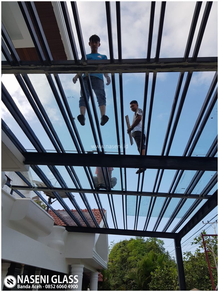 Kanopi Kaca Tempered - Banda Aceh