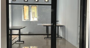 Partisi Kusen Aluminium Black