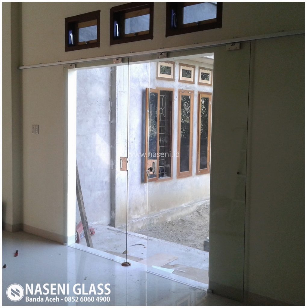 Pintu Geser Kaca Tempered, pintu geser tempered, pintu sliding tempered, pintu sliding tempered, pintu sorong kaca tempered