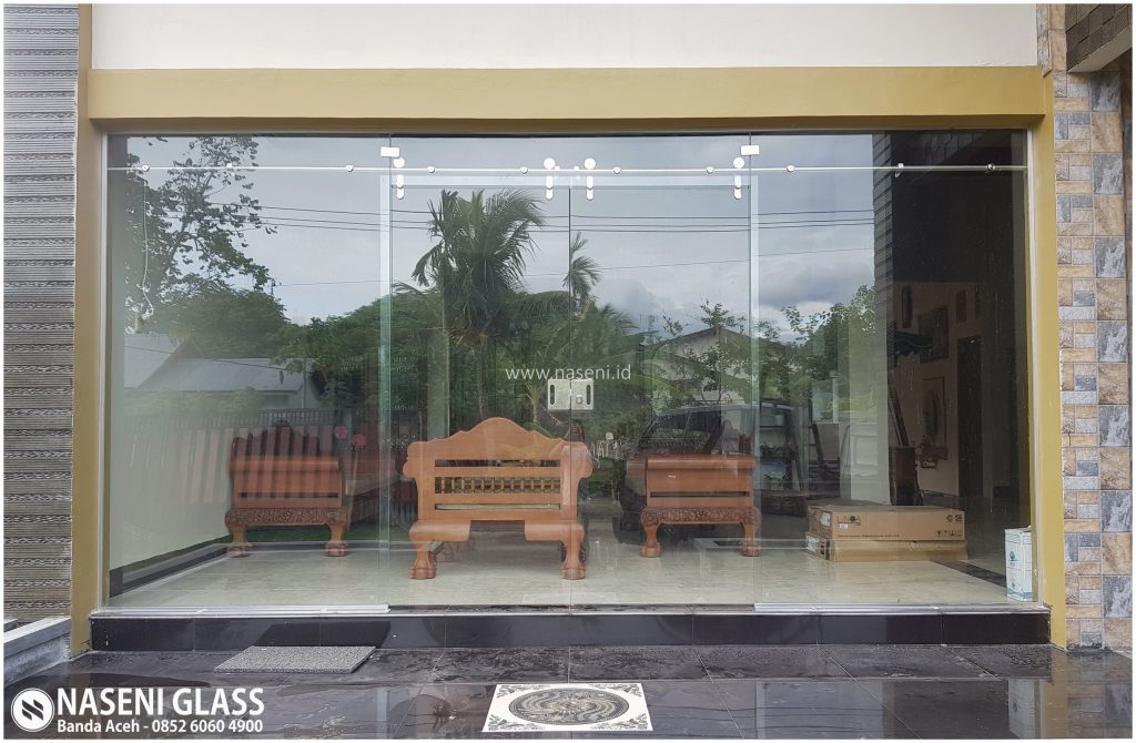 Pintu Geser Kaca Tempered, pintu geser tempered, pintu sliding tempered, pintu sliding tempered, pintu sorong kaca tempered